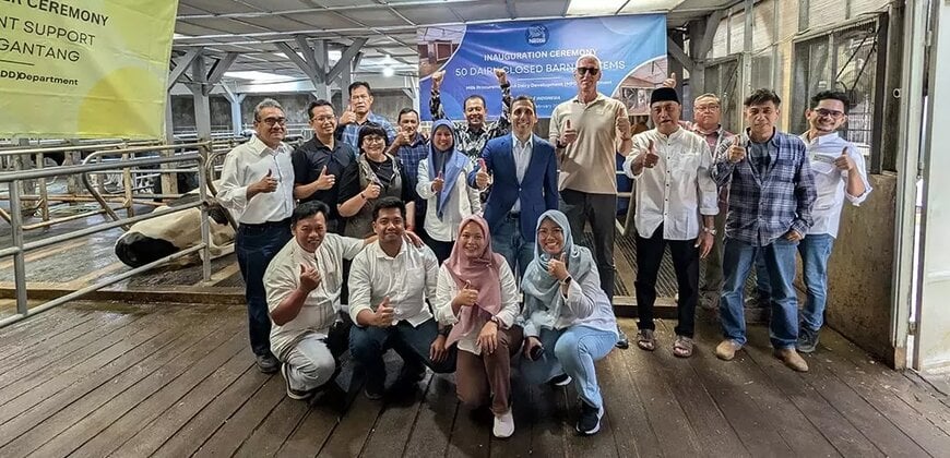 Nestlé Indonesia Dorong Kesejahteraan Sapi Lewat Closed Barn System