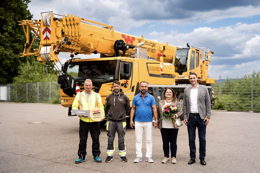 Liebherr Delivers Versatile LTM 1100-5.3 Crane to Würzburg Kranverleih