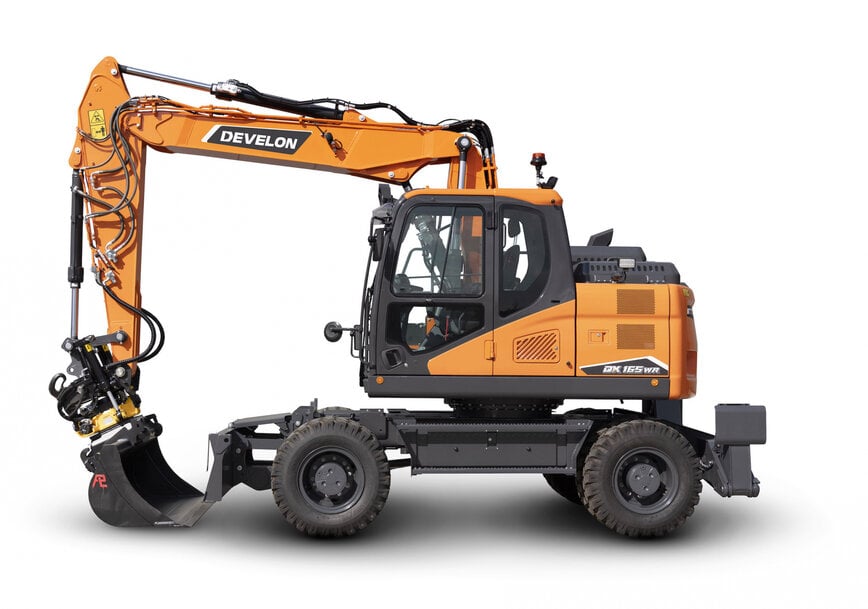 Develon Launches High-Performance Upgrades for Wheel Excavators