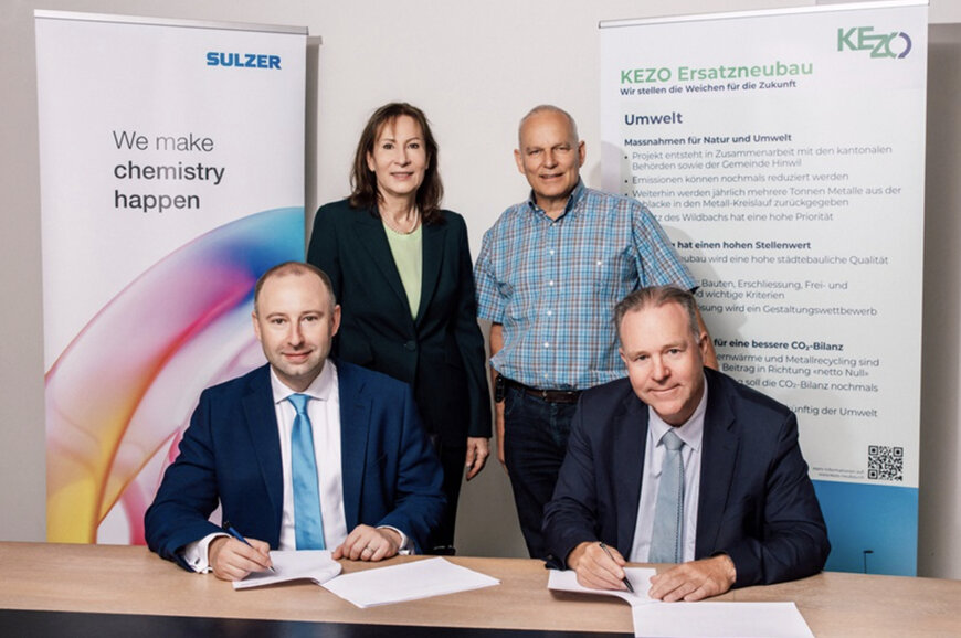 KEZO, Sulzer launch first Swiss pilot project for CO₂ capture at waste recycling plant