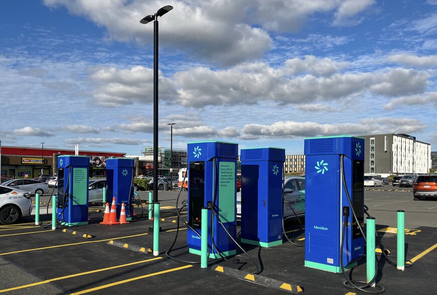 Meridian&rsquo;s fast-charging EV hub at Auckland Airport takes off
