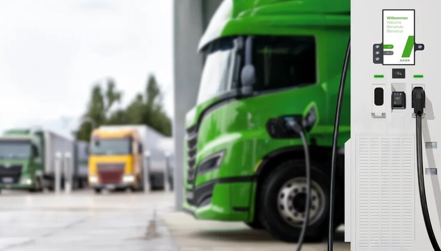 KEBA Guides Cost Savings for E-Truck Charging
