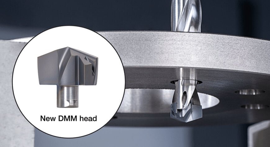 Testa di foratura DrillMeister con nuova geometria DMM per prestazioni migliorate