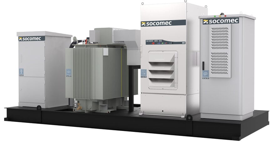 Socomec lance un système de stockage d'énergie modulaire pour réseaux moyenne tension