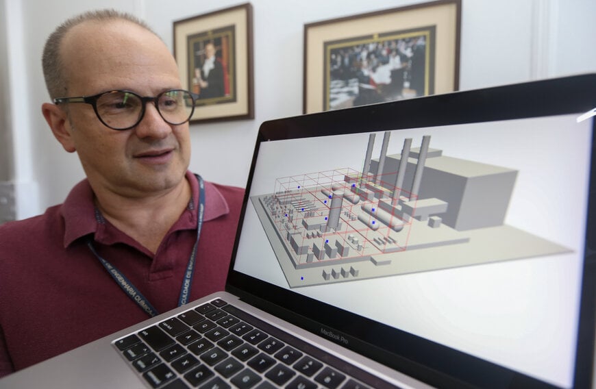 NOVO SOFTWARE DA UNICAMP PERMITE DETECTAR VAZAMENTOS DE GÁS NA INDÚSTRIA COM MAIS RAPIDEZ 