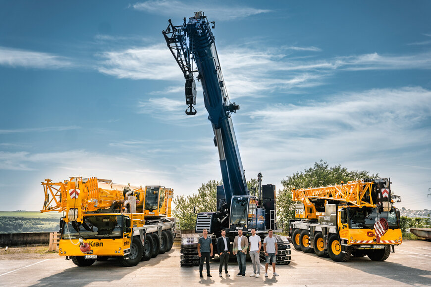 Liebherr Hands Over Trio of Cranes to Richter, JenKran, and GuR Saalfeld