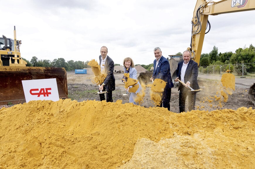 CAF Begins Construction of Advanced Gelsenkirchen Depot