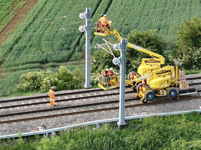 VolkerRail Supports TRU Milestone with Wiring, Track, & Bridge Upgrades