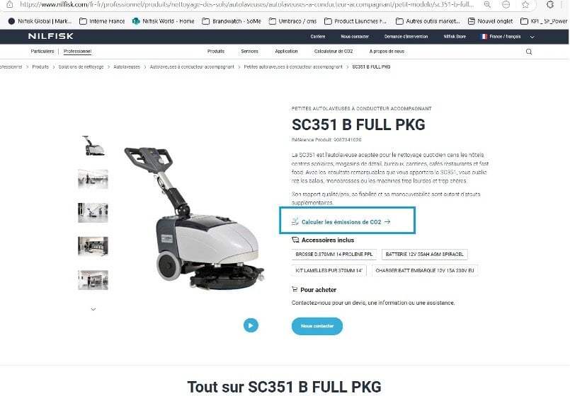 Nilfisk lance le premier calculateur de CO2 du nettoyage industriel pour accompagner ses clients dans leurs enjeux de décarbonation