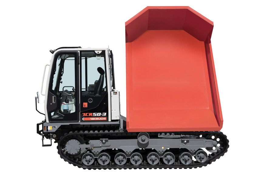 Takeuchi Launches New TCR50-3 Crawler Dumper
