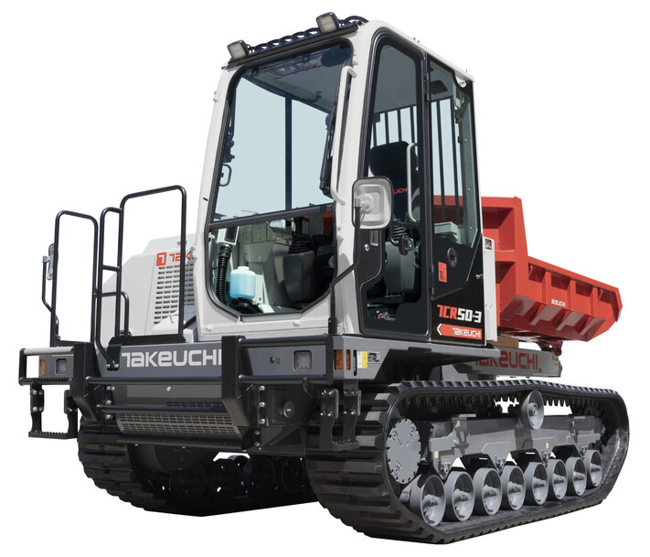 Takeuchi Launches New TCR50-3 Crawler Dumper