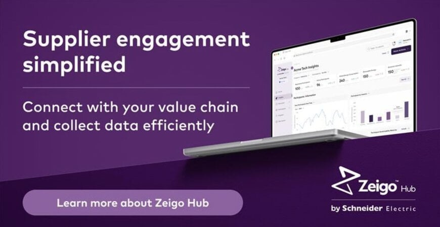 Schneider Electric Launches Zeigo Hub to Accelerate Supply Chain Decarbonization
