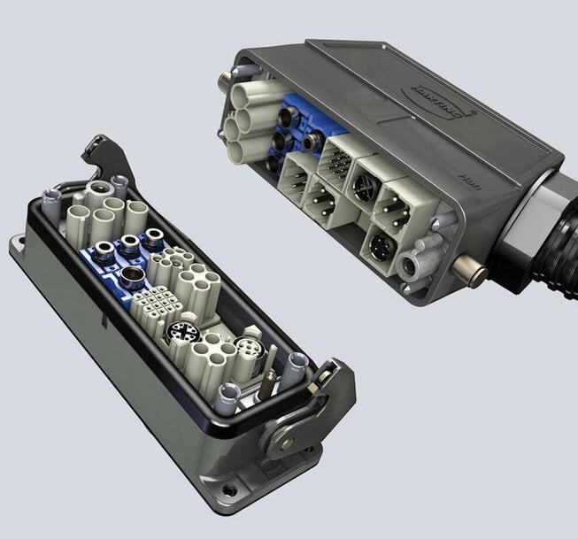 Harting’s Domino Modules Optimize Industrial Connector Design