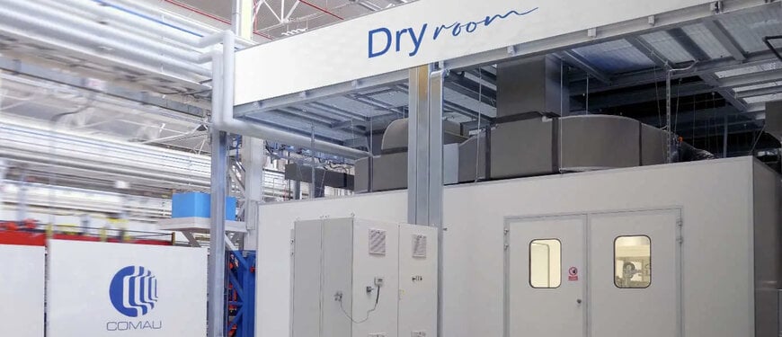 Comau crea dry room a Torino per produzione celle innovativa