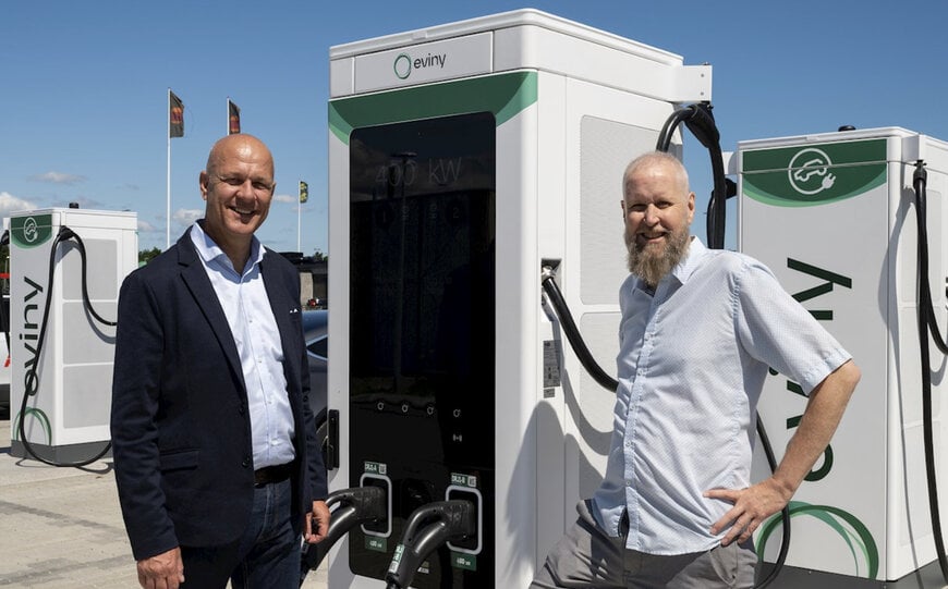 ABB E-mobility leverer otte 400 kW ladestandere til Eviny og sikrer lynhurtig opladning i Odense
