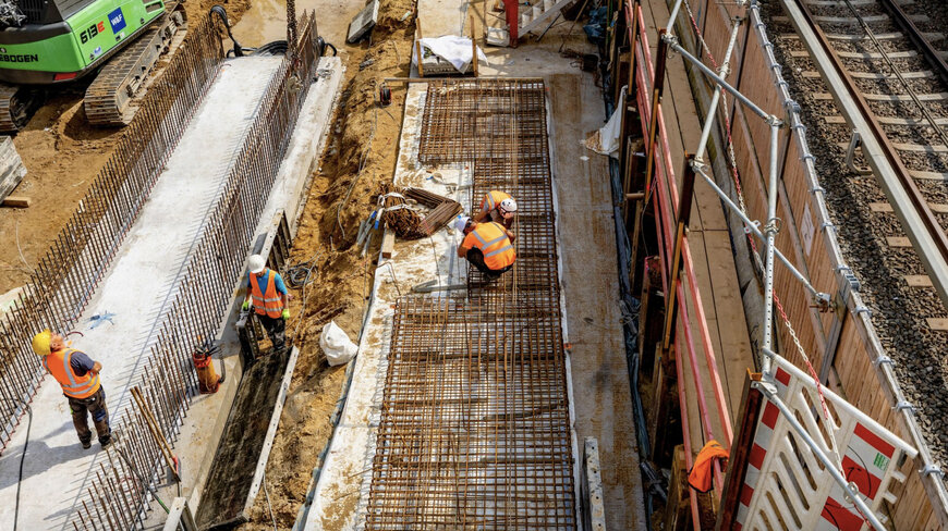 ArcelorMittal supplies CO2-reduced reinforcing steel for new underground line in Hamburg