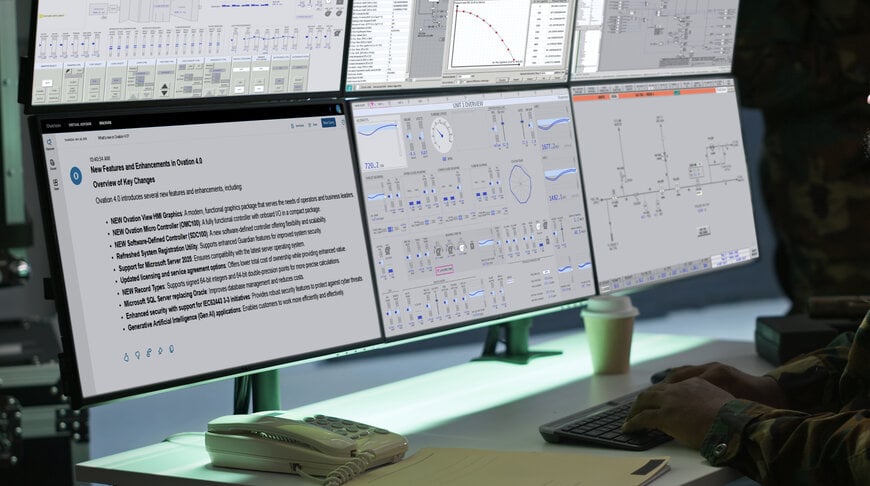 Emerson presenta la prima automazione abilitata alla GenAI per i settori energetico e idrico