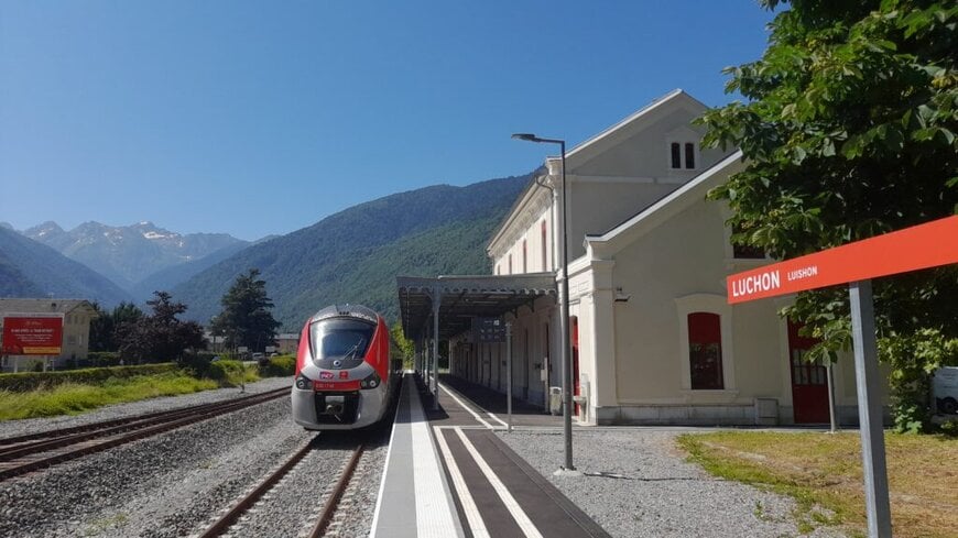 Revitalisation des lignes ferroviaires régionales NGE et la Région Occitanie remettent le train sur les rails entre Montréjeau et Luchon