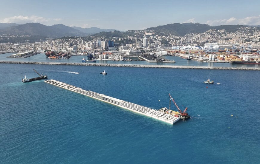 Webuild: posizionato l’undicesimo cassone della Nuova Diga Foranea di Genova