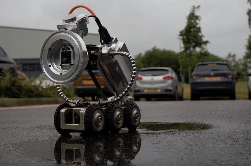 Blockage-detecting robot ready to patrol sewers
