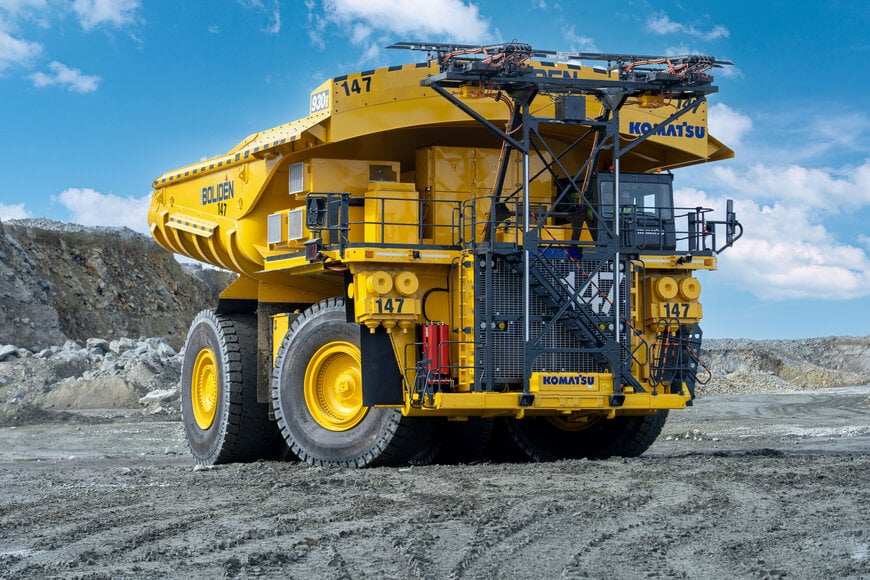 Komatsu lance son premier camion minier multi-énergie à la mine Aitik de Boliden