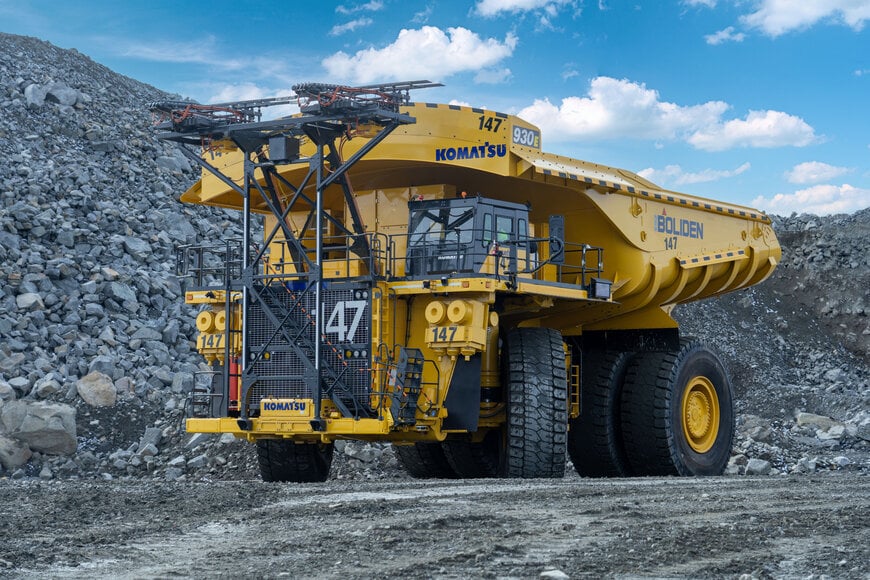 Komatsu lance son premier camion minier multi-énergie à la mine Aitik de Boliden