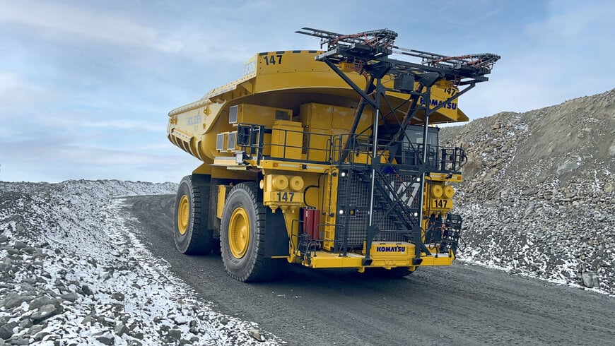 Komatsu lance son premier camion minier multi-énergie à la mine Aitik de Boliden