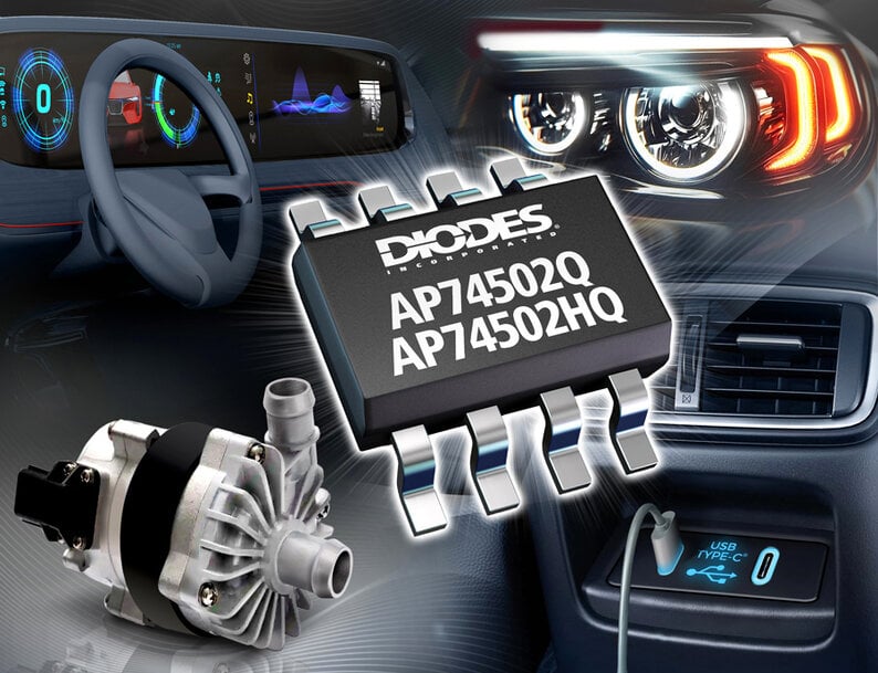 Diodes Incorporated Unveils 80V Ideal Diode Controllers for Automotive Power Protection