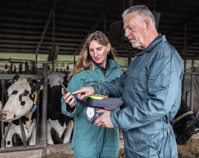 Handheld spectrometer enables on-farm nutritional analysis