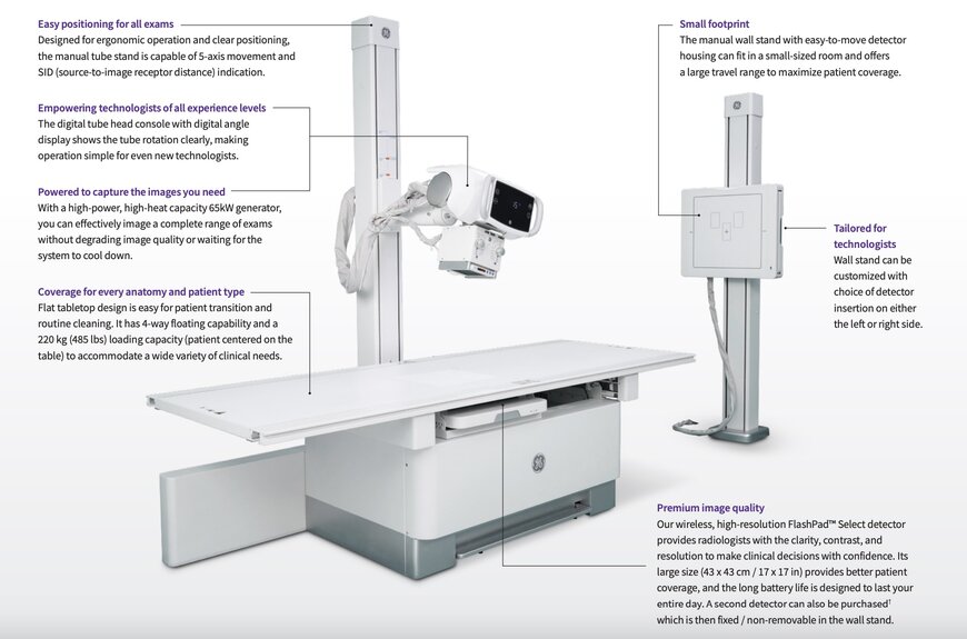 GE HealthCare launches new advanced digital X-ray system
