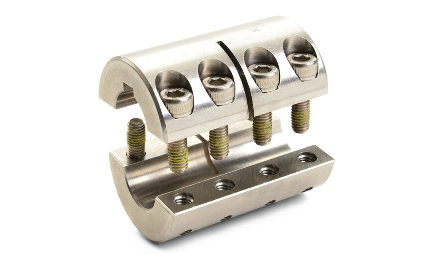 Collarines de eje y acoplamientos de precisión para un procesamiento higiénico de alimentos