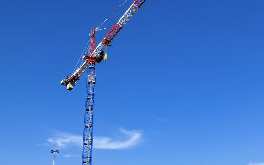 Une nouvelle grue Potain MD 689 de Manitowoc pour le grand port de Nantes Saint-Nazaire