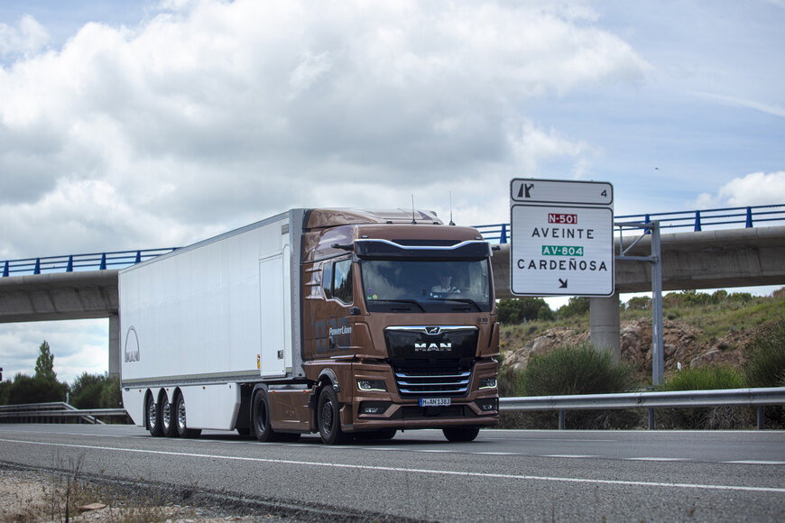 MAN TGX mit PowerLion-Motor stellt Effizienzrekord auf