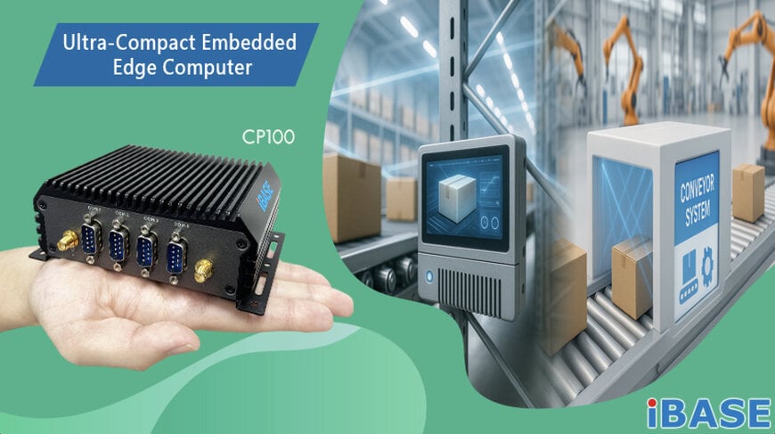 IBASE Unveils Compact Rugged Edge Computer CP100