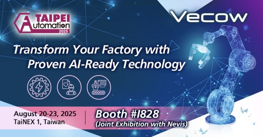 Vecow Showcases AI-Powered Solutions for Smart Factory at Automation Taipei 2025