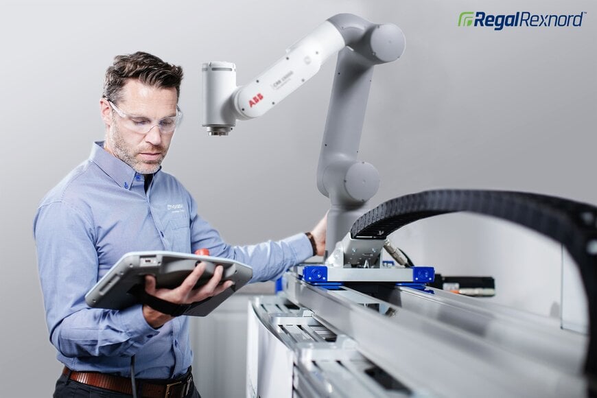 Regal Rexnord & ABB Robotics Partner on Plug-and-Play 7th Axis for Cobots