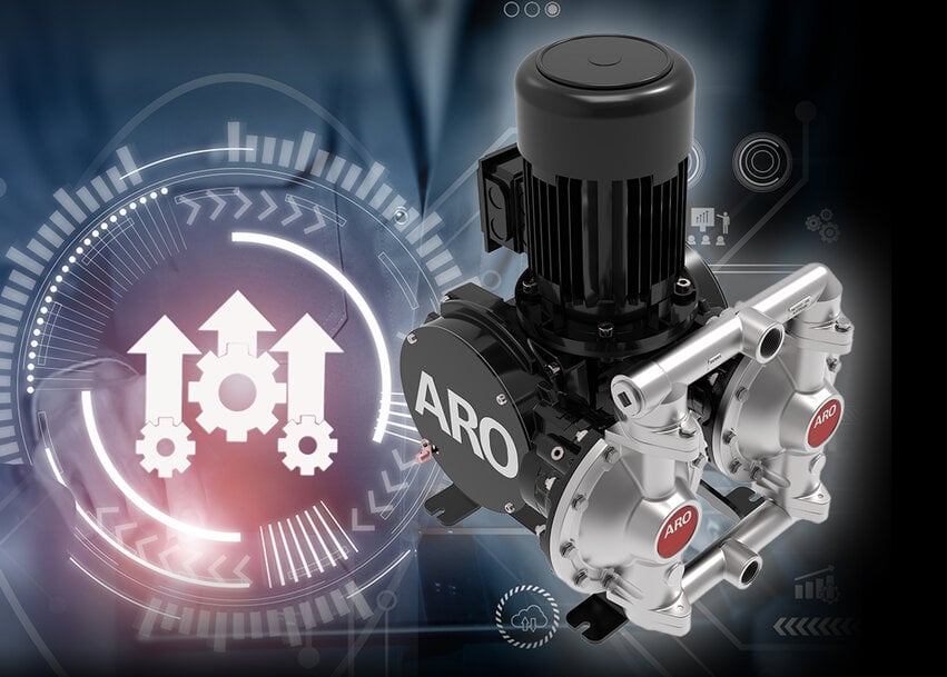 ARO® lance une pompe électrique à membranes pour plus d'efficacité et de fiabilité