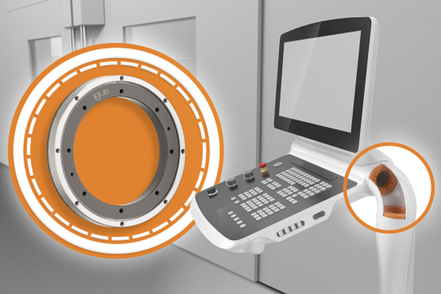 igus pr&auml;sentiert PRT-04 Compact-Drehkranzlager f&uuml;r begrenzte Einbaur&auml;ume