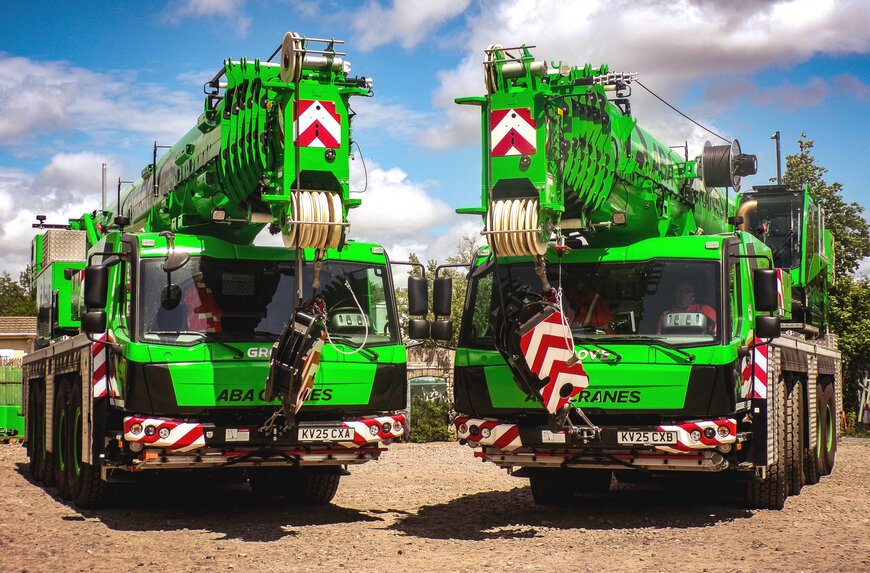 ABA Crane Hire Upgrades Fleet with Two New Grove GMK4100L-2 Cranes