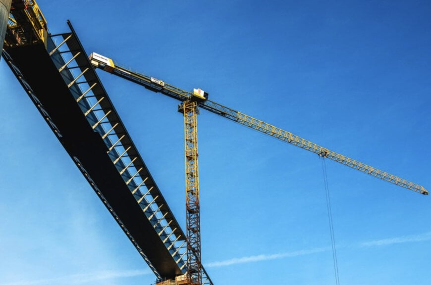 Two Liebherr cranes are supporting the A45 infrastructure project