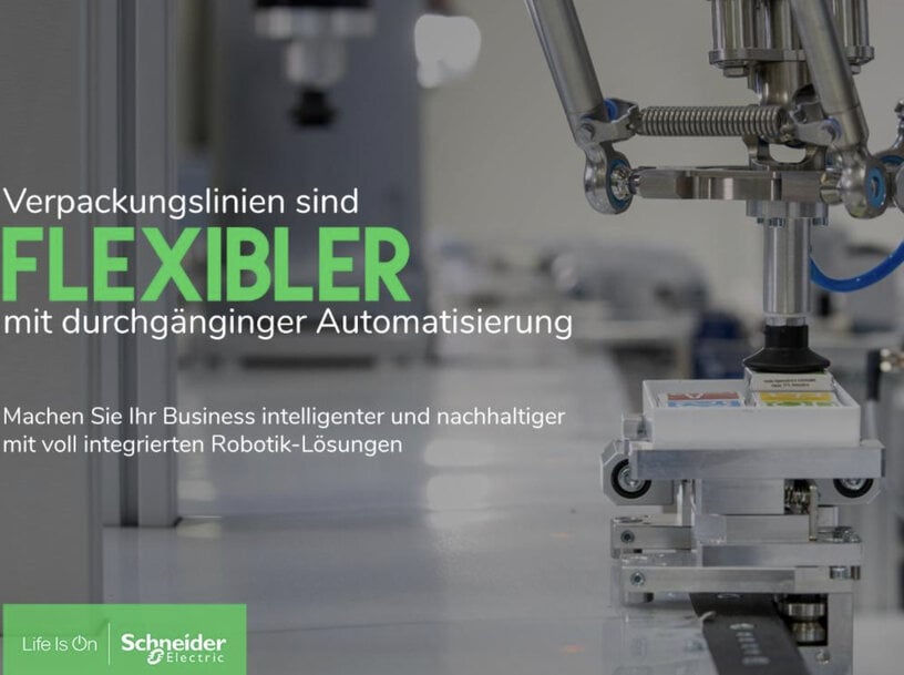 Schneider Electric auf der Fachpack 2025: Nachhaltige und flexible Verpackungsmaschinen