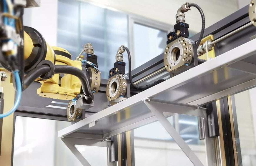 Flexible workpiece handling for robots