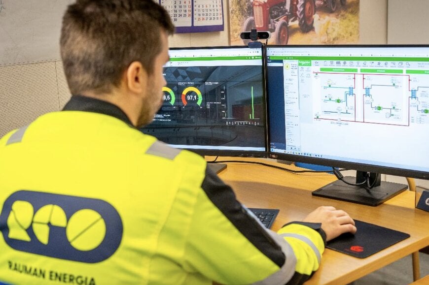 Rauman Energian kaukolämpöön saatiin älykästä ohjattavuutta Schneider Electricin ratkaisuilla