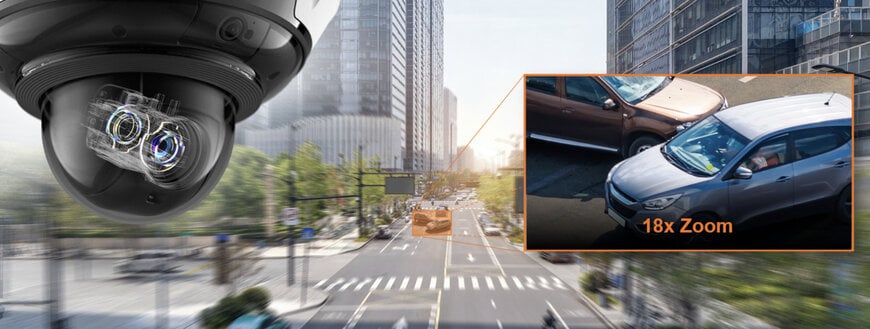 Hanwha Vision lanza c&aacute;mara PTZ multidireccional con IA avanzada