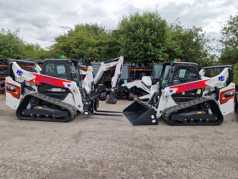 Bobcat supplies additional 10 T76 compact track loaders to H. E. Services