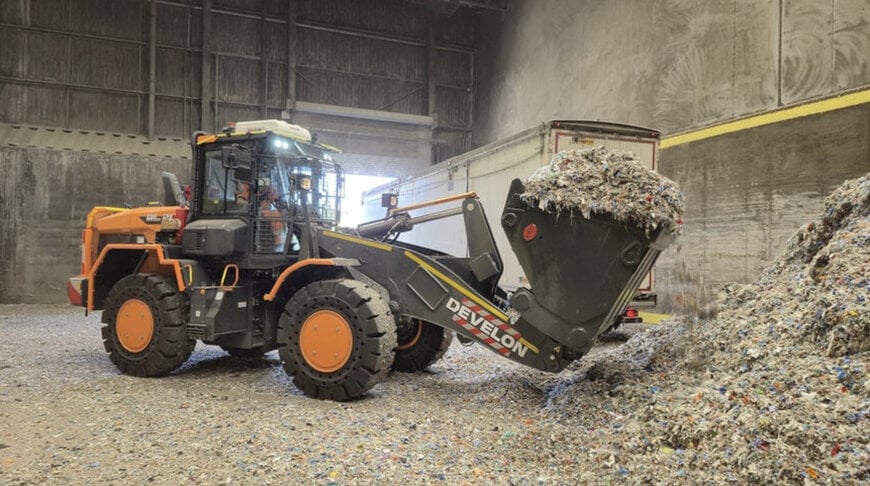 Develon lance des &eacute;quipements de manutention des d&eacute;chets nouvelle g&eacute;n&eacute;ration au salon RWM 2025