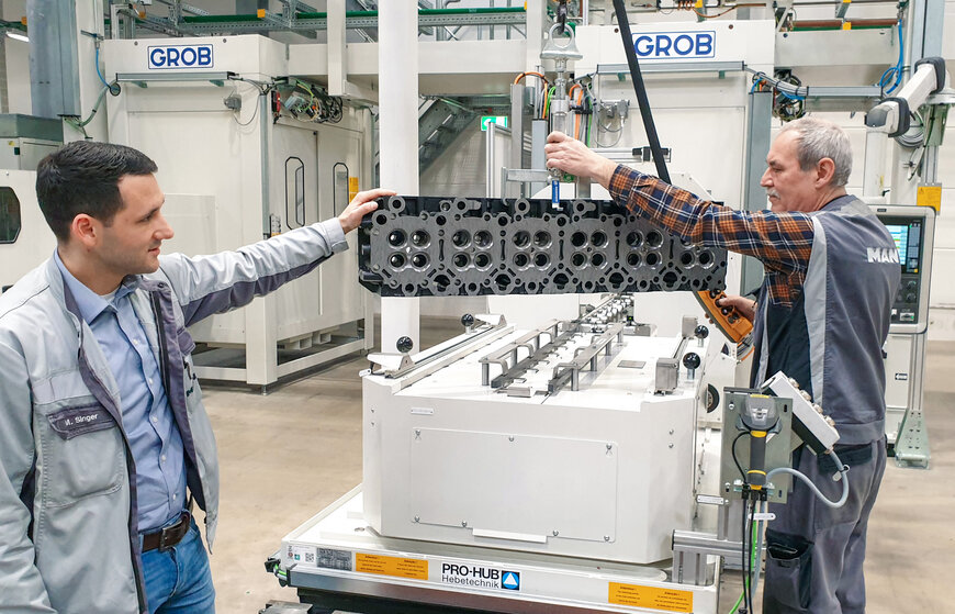 MAPAL fine boring tool in use at MAN Putting heads together for the last diesel engine