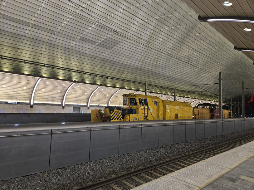 PJM testet Hochleistungsschneeschleuder Beilhack auf norwegischen Bahnstrecken