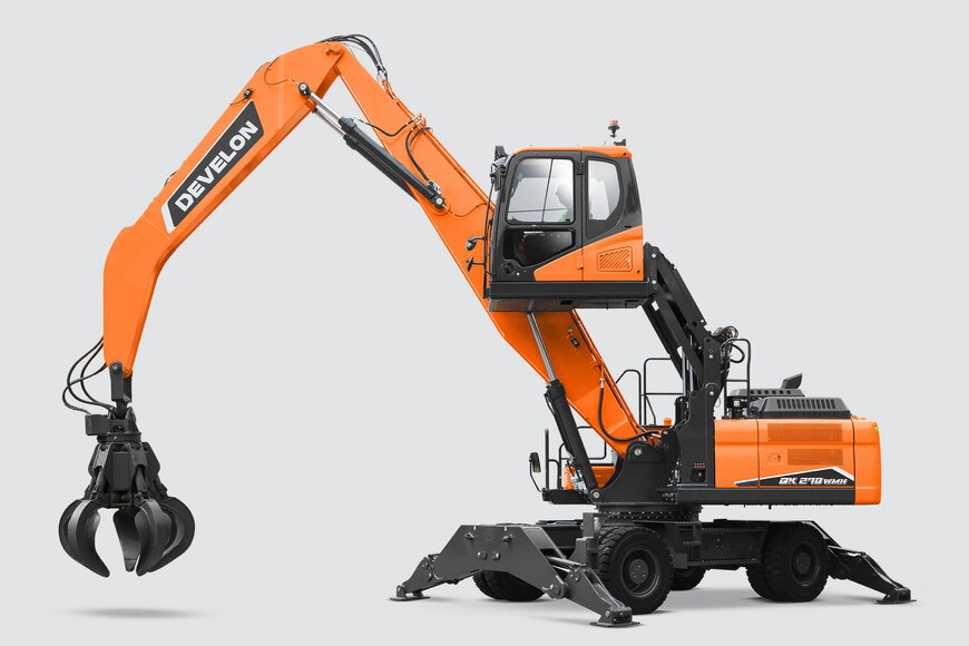 New DX270WMH-7 Material Handler from DEVELON