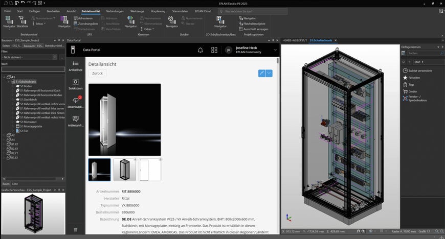 binder Produkte im EPLAN Data Portal: einfache Integration, effizientere Projekte